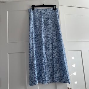 Sky blue maxi skirt! Worn once!